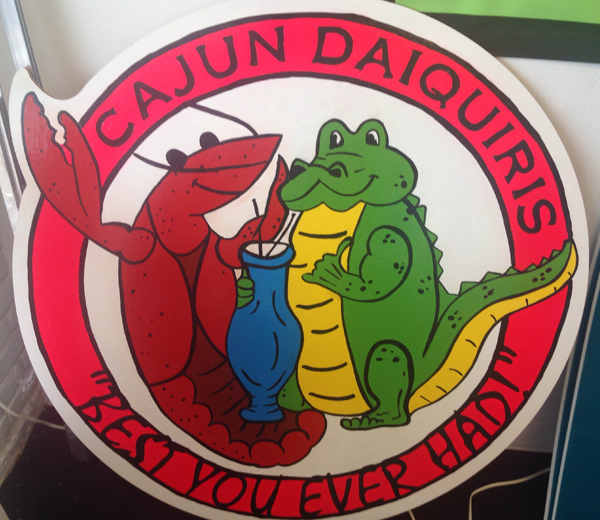 Cajun Daiquiris outdoor signs